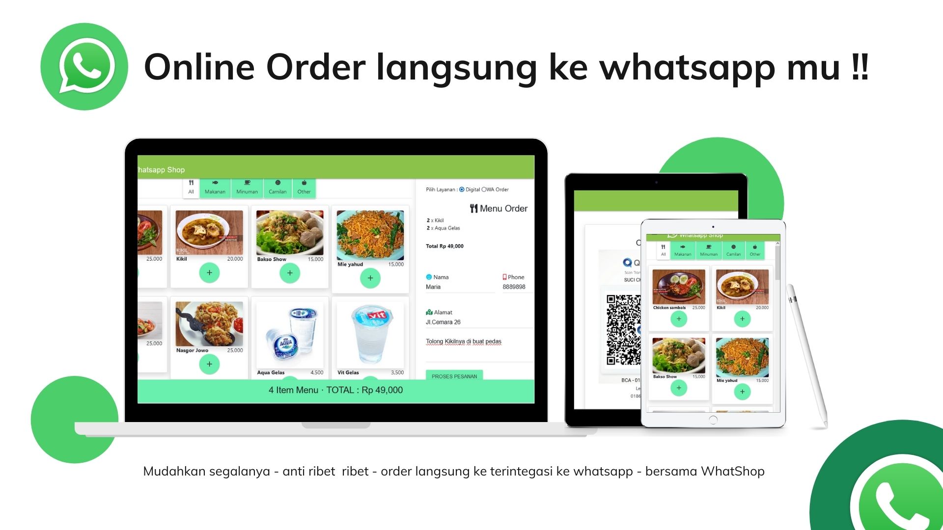 toko online shop whatsapp order